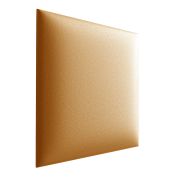 Panneaux rembourrés, lot de 10, couleur : orange, housse : similicuir, dimensions : 50 x 40 cm