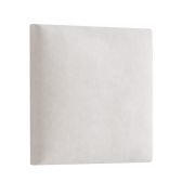 Panneaux rembourrés, lot de 10, Couleur : Beige, Revêtement : Velours, dimensions : 50 x 40 cm