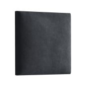 Panneaux rembourrés, lot de 10, Couleur : Noir, Revêtement : Velours, dimensions : 50 x 40 cm