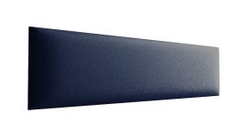 Panneaux rembourrés, lot de 10, Couleur : Anthracite, Housse : Similicuir, dimensions : 60 x 15 cm