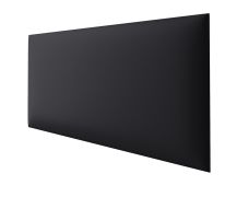 Panneaux rembourrés, lot de 10, Couleur : Noir, Revêtement : Similicuir, dimensions : 60 x 30 cm