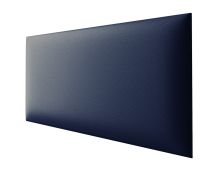 Panneaux rembourrés, lot de 10, Couleur : Anthracite, Revêtement : Similicuir, dimensions : 60 x 30 cm