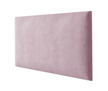 Panneaux rembourrés, lot de 10, Couleur : Rose, Revêtement : Velours, dimensions : 60 x 30 cm
