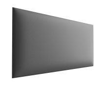 Panneaux rembourrés, lot de 10, Couleur : Gris, Revêtement : Similicuir, dimensions : 70 x 30 cm