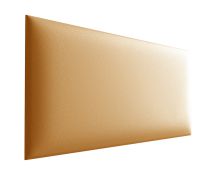 Panneaux rembourrés, lot de 10, couleur : orange, housse : similicuir, dimensions : 70 x 30 cm
