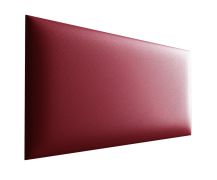 Panneaux rembourrés, lot de 10, Couleur : Rouge, Revêtement : Similicuir, dimensions : 70 x 30 cm