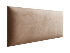Panneaux rembourrés, lot de 10, couleur : marron, revêtement : velours, dimensions : 70 x 30 cm