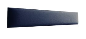 Panneaux rembourrés, lot de 10, Couleur : Anthracite, Housse : Similicuir, dimensions : 80 x 15 cm