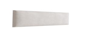 Panneaux rembourrés, lot de 10, Couleur : Beige, Revêtement : Velours, dimensions : 80 x 15 cm