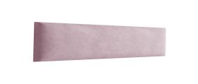 Panneaux rembourrés, lot de 10, Couleur : Rose, Revêtement : Velours, dimensions : 80 x 15 cm