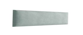 Panneaux rembourrés, lot de 10, Couleur : Vert clair, Revêtement : Velours, dimensions : 80 x 15 cm