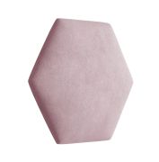 Panneaux rembourrés, lot de 10, Couleur : Rose, Revêtement : Velours, dimensions : 35 x 40,5 cm