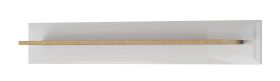 Étagère murale Cathcart 01, Couleur : Chêne Riviera / Blanc - Dimensions : 17 x 107 x 19 cm (H x L x P)
