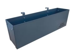 Jardinière à fleurs - Couleur: anthracite, Largeur: 50 cm, Hauteur: 15 cm, Profondeur: 12 cm
