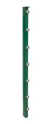 Poteaux de clôture Mod. P, Finition: Revêtement vert, Pour hauteur de porte: 123 cm, Longueur: 170 cm, Points de fixation: 7