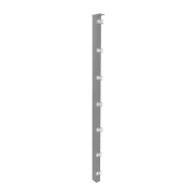 Poteau de clôture Mod. S, Finition: galvanisé, Pour hauteur de clôture: 123 cm, Longeur: 128,5 cm, Points de fixation: 7