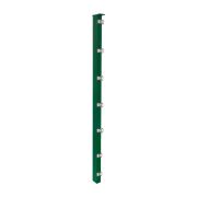 Poteau de clôture Mod. S, Finition: revêtement vert, Pour hauteur de clôture: 143 cm, Longeur: 148,5 cm, Points de fixation: 8