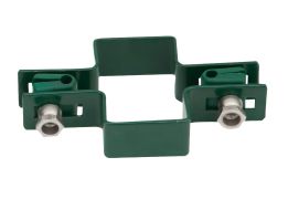 Agrafe de raccordement pour poteaux mod. U, Couleur: vert