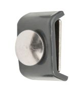 Raccord pour treillis métallique, petit format, forme plate, Finition : revêtement anthracite