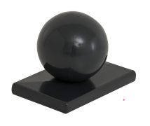 Capuchon en aluminium avec bille pour mod. U & Objekt, Couleur: revêtement anthracite