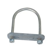 Étrier pour poteau rond , Taille : = 60 mm