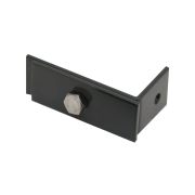 Équerre de raccordement pour clôture, Finition: alu anthracite