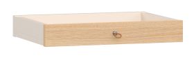 Tiroir pour table / Couleur : Beige / Chêne / Dimensions : 51 x 35,5 x 8 cm / Rangement parfait pour les couverts, les serviettes ou autres objets