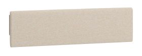 Tête de lit rembourée pour lit simple / lit d'appoint Aegir 32 / 33 / 34, Couleur : Beige, Dimensions : 34 x 105 x 4 cm