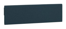 Tête de lit rembourée pour lit double Aegir 11 / 12 / 13, Couleur : Bleu marine, Dimensions : 47,5 x 160 x 4 cm
