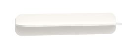 Étagère murale classique avec une surface de rangement Aenna 131, Couleur : Blanc, dimensions : 20 x 100 x 16,5 cm, très robuste et stable