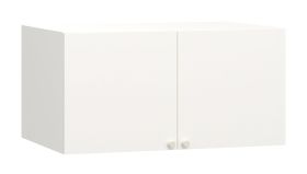 Elément haut Aenna, Couleur : Blanc, Poignées : Blanc, Dimensions : 50 x 100,5 x 60 cm