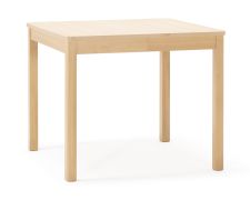 Table de salle à manger / Couleur : hêtre / Aspect naturel / Carrée / Extensible jusqu'à 130 cm / Dimensions : 90 x 90 cm / Forme simple & légère / Pour les petites cuisines