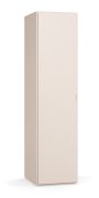 Penderie / Armoire à portes battantes / Une tringle à vêtements / Couleur : Beige / incl. éclairage LED avec capteur de mouvement / Dimensions : 92,5 x 57 x 185 cm / Soft-Close