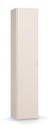 Armoire / Couleur : Beige / 5 compartiments / Fonction Soft-Close / Dimensions : 39 x 38 x 185 cm / 1 porte / Montable des deux côtés / Poignée : Blanc / Espace de rangement suffisant