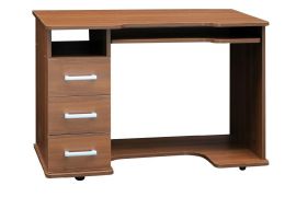 Bureau Rosario 37 noyer | 76 x 110 x 60 cm | Design moderne et fonctionnel