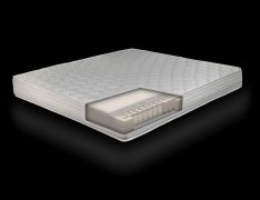 Matelas économique classique à poches avec noyau à ressorts en surlongueur - Dimensions : 120 x 220 cm