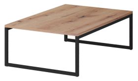 Table basse Granollers 04 | Finition chêne Artisan | 90 x 60 x 30 cm | Design moderne et robuste