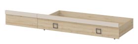Tiroir pour lit Benjamin, couleur : hêtre / crème - 27 x 74 x 138 cm (H x l x L)