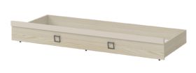 Cadre sommier de lit pour lit Benjamin, couleur : cendre / crème - Surface de couchage : 80 x 190 cm (l x L)