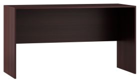 Bureau Tabubil 27, couleur : wengé - Dimensions : 77 x 140 x 60 cm (H x L x P)