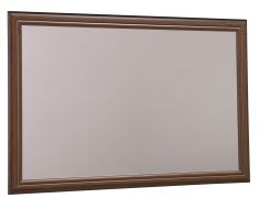 Miroir Sentis 16, couleur : brun foncé - 84 x 126 x 6 cm (h x l x p)