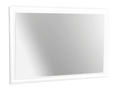Miroir Sentis 16, couleur : pin blanc - 84 x 126 x 6 cm (h x l x p)