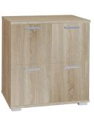 Commode Tandil 03, couleur : chêne Sonoma - 87 x 80 x 41 cm (H x L x P)
