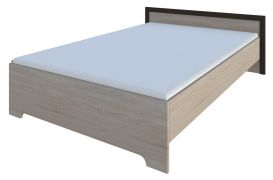 Lit simple ou d’appoint Aitape 10 | 120 x 200 cm | Finition chêne Sonoma clair et foncé | Sommier inclus