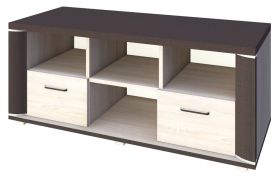 Meuble TV Aitape 07 | Chêne Sonoma foncé/clair | 53 x 135 x 49 cm | Design moderne & espace optimisé