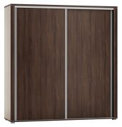 Armoire à portes coulissantes Aitape 18 | Sonoma chêne foncé | 188 x 160 x 60 cm