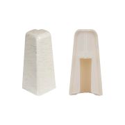 Angles extérieurs pour plinthes - Modèle: LYON Aspect chêne, Dimensions: 60 x 17 mm, Pièces: 2