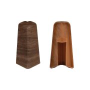 Angles extérieurs pour plinthes - Modèle: PARIS Aspect chêne, Dimensions: 60 x 17 mm, Pièces: 2