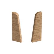 Embouts pour plinthes - Modèle: LENS Aspect chêne, Dimensions: 60 x 17 mm, Pièces: 2