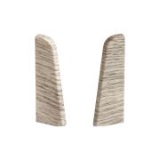 Embouts pour plinthes - Modèle: LILLE Aspect chêne, Dimensions: 60 x 17 mm, Pièces: 2